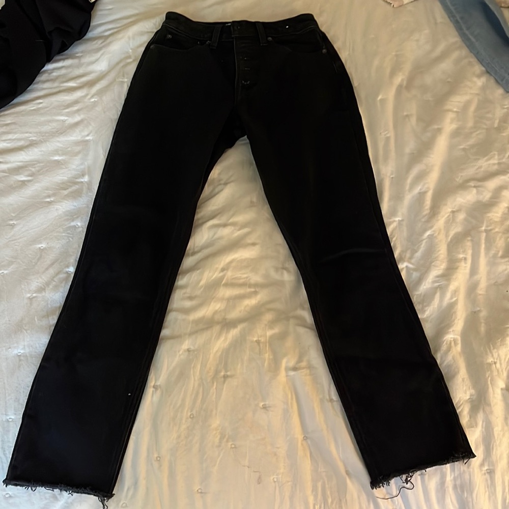 Abercrombie jeans. High rise skinny/ straight size 25
